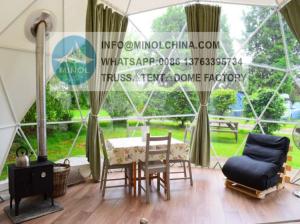 Wholesale Promotional Geodesic Dome Tents Glamping Tent Dome 4 Person from china suppliers