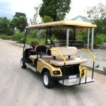 6 Persons 4000w Electric Golf Carts 6V 180AH X 8 Maintenance Free Off Road Golf