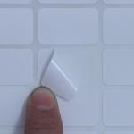 Blank Thermal Barcode Printer Label Roll , Waterproof Barcode Sticker Roll