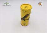 Yellow Color Cardboard Cylinder Tubes Wine Packaging Umbrella Round Tube Box