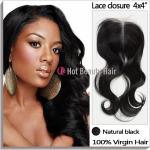 Natural Indian Human Silky Swiss Lace Top Closure For Woman Grade 5A