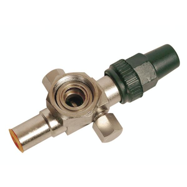 Angle valve rotalock 1-1/8 soldered refrigeration valve