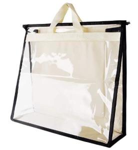Wholesale Multi Size, Handbag Storage Dust Cover Bags, Handbag &amp; Purse, Sturdy PVC Organizer Holder With Handle Zipper from china suppliers