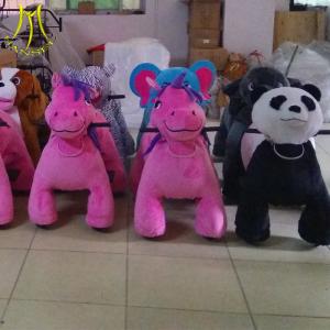 Wholesale Hansel amusement park for rent walking animal battery operated motorized animal moving ride for kids from china suppliers