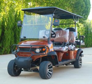 Wholesale Buggy Off Road 4 Wheel Electric Golf Cart 6 Passengers 60V 100Ah Lead Acid Battery from china suppliers
