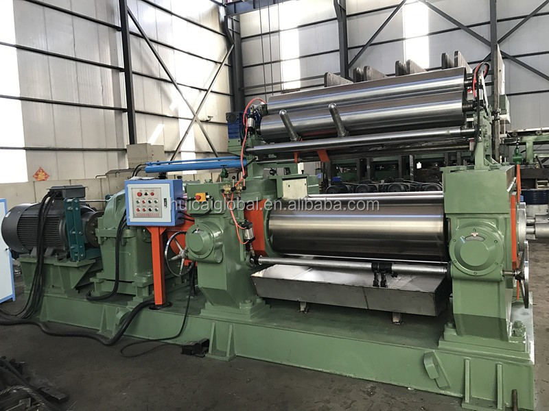 1-2 kg Compound Feeding Capacity XK-160 Mini Rubber Mixing Mill Laboratory Heated Two Roll Mill