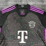 Durable Fan Version Jersey Polyester Fiber 100% Black Soccer Fan Jersey