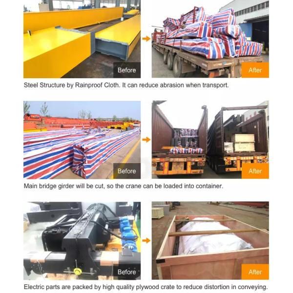 A6 15 Ton European Overhead Crane Double Girder Cabin Control