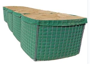 Wholesale 3x3 Military Hesco Barriers Square Green Geo Textile Sandbag from china suppliers