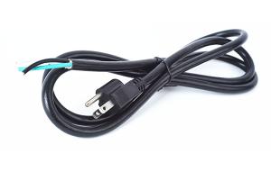 China Best American UL 3 pin power cord without stopper 10A rated  0.5m1.5m3m5m and so on on sale