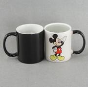 Wholesale Advertising white color food grade magic ceramic mug FOR promotion gift from china suppliers