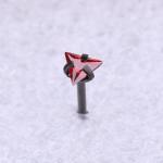 USA Popular Fashion Cubic Zircon Prong Set Labret Piercing Studs