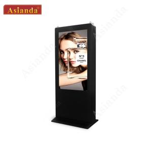 Wholesale 65inch Weather Proof Stand Alone Digital Signage Screens Outdoor Dual Sides LCD Vertical Screens from china suppliers