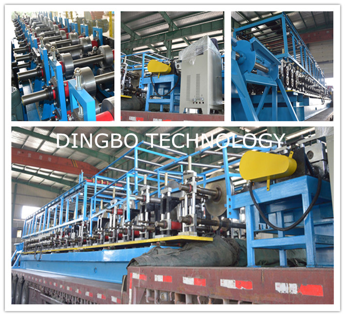 Main Motor Power 22KW Cable Tray Ladder Manufacturing Roll Forming Machine PLC System Controller