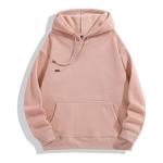 Pink S-5XL Fleece Warm Ladies Yoga Tops Thickened Outdoor Sports Hoodie