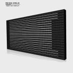 Transparent Outdoor Mesh Screen Curtains Die Casting Aluminum Cabinet