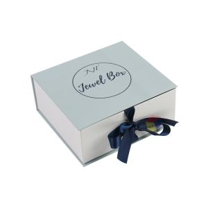 Wholesale Custom Jewelry Packaging Box Bracelet Gift Box With Matt Lamination And Ribbon Closure from china suppliers