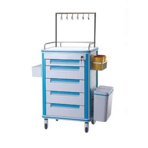 Wholesale Hospital Furniture ABS Medical Equipment Emergency Trolley Cart Hospital Trolley from china suppliers