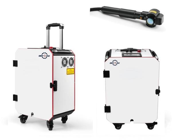 2m Fiber 100W Laser Rust Removal Machine For Stainless Steel Carbon Steel