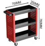 THX-4A Anti Dumping Heavy Duty Tool Box Trolley 0.7mm - 1.0mm Tool Cabinet Cart