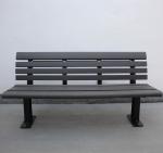 Modern Garden Bench Seat Recycled Plastic For Sports Center Playground