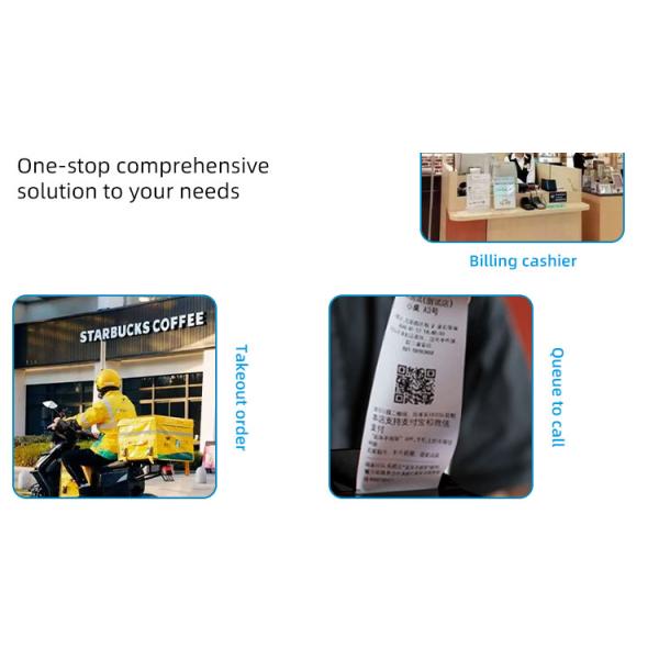 Portable Android Pda With 500hd Camera And Easy Paper Loading For QR Code Scanning