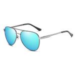 Fashion Polarized UV400 Mens Pilot Sunglasses With Metal Hinge 146MM