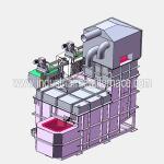 2500 kg/H Continuous Gas Fired Industrial Aluminum Melting Furnace , Aluminum