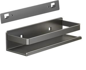 Wholesale Wall Shelf Metal Wall Shelves Wall Organizer for Black Spices Bottle Storage from china suppliers