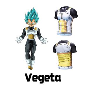 Wholesale Soft T Shirt For Teenager Boy Anime Clothing Super Saiyan Vegeta Fashion Summer Tee Tops from china suppliers
