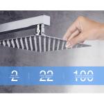Brass Shower And Tub Faucet Sets With Shower Head Size 25*25cm 304 SS Material