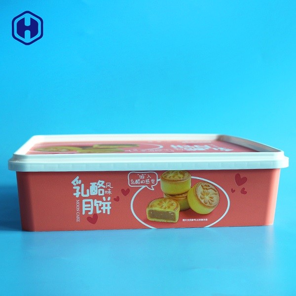 Wedding Gift Plastic Square Box Container Food Safe Aesthetic Feeling
