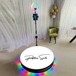 Intelligent Selfie 360 Photobooth Machine Kiosk Ring Light For Wedding