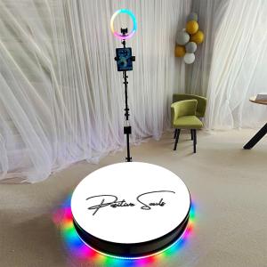 Wholesale Intelligent Selfie 360 Photobooth Machine Kiosk Ring Light For Wedding from china suppliers