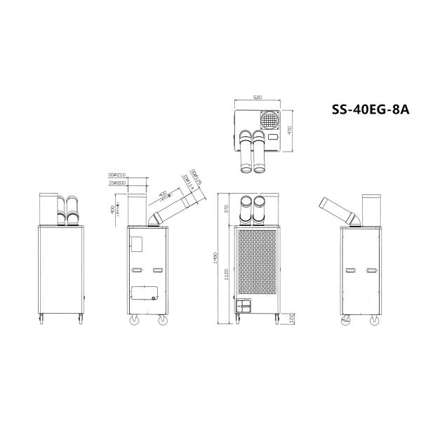 Commercial Spot Coolers For Temporary Office Space