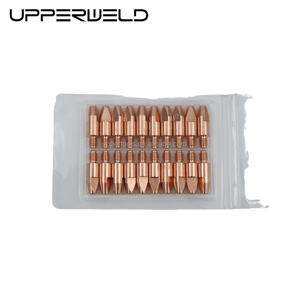 Gas Power Copper Mig Welding Torch Upper Contact Tip M6 28 0.8MM for TIG ACCESSORIES