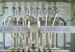 8 Nozzles 100ml 3000BPH Liquid Pesticide Bottle Filling Machine High Viscosity