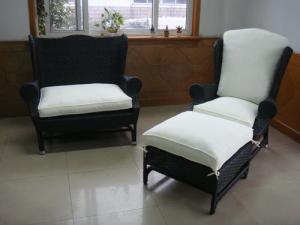 Wholesale European Style Hand-Woven Outdoor Rattan Sofa Chair For Balcony from china suppliers