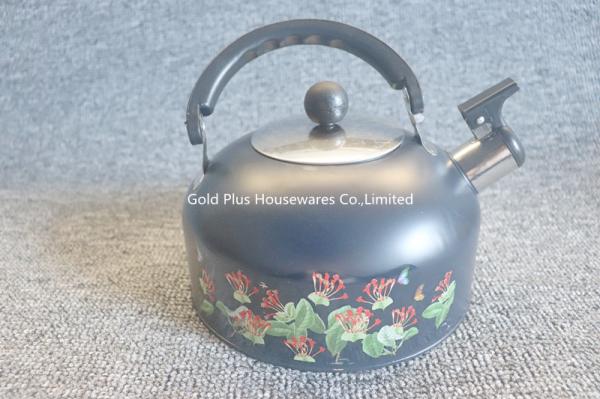 Unique tea kettle with black color painting useful design factory price