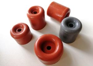 Wholesale Multi Colored Round Rubber Door Stop / Furniture Leg Caps Eco Friendly from china suppliers
