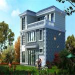 Residential Prefab Light Gauge Steel House / 3 Bedroom Prefab House Environmenta
