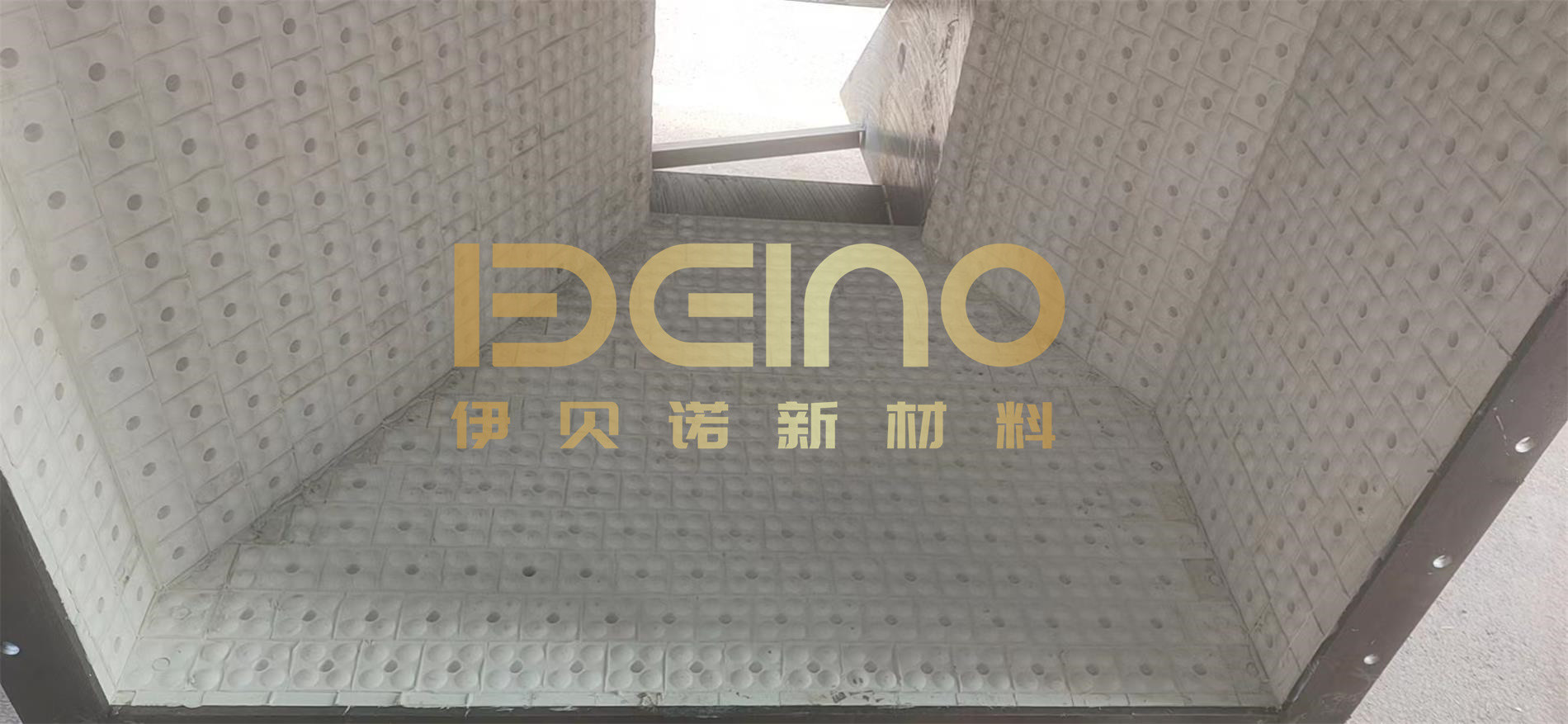 Ceramic Lined Equipment Ceramic Lined Hopper And Chute In Steel Mills