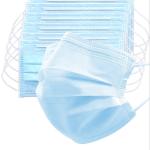 Blue Disposable 3 Ply Face Mask , Disposable Breathing Mask For Personal Care
