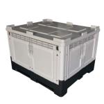 Large collapsible plastic storage warehouse pallet box foldable plastic pallet