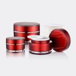Refillable Luxury Plastic Cosmetic Jars For Face Eye Cream GR704A/B 15ML 30ML