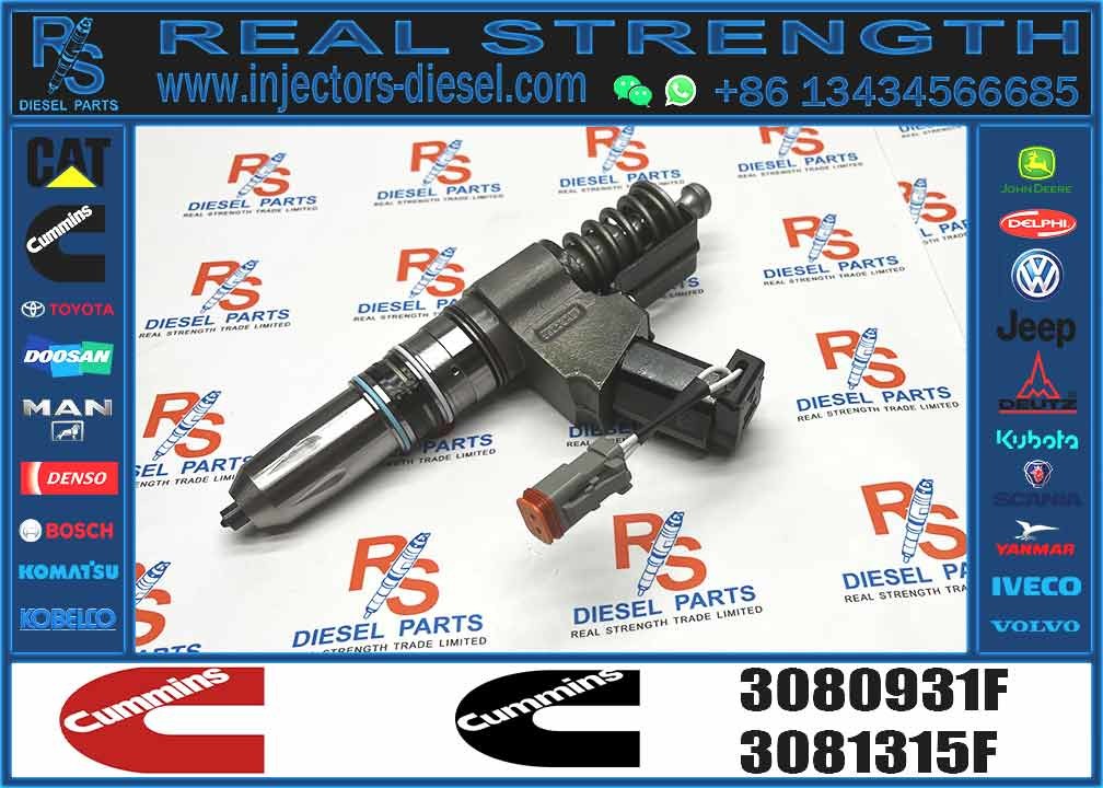 Auto Parts Diesel Fuel Injector 4307516 6087807 3080931F For CUMMINS N14 Diesel Engine