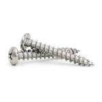 304 Stainless Steel Round Head Self Drilling Wood Screws Metric Tapping Screws