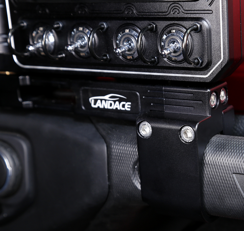 Black Landace Switch Panel for Jeep Wrangler JL JK Interior Kits Included Direct Sale