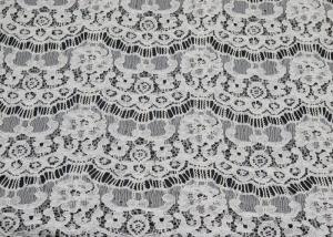 Wholesale Eyelash Corded Lace Fabric Water Soluble , Stretchy Nylon Cotton Fabric CY-LW0716 from china suppliers