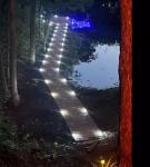 Driveway Wireless Solar Dock Light Round Led Outdoor Marker For Walkway 110*22.5